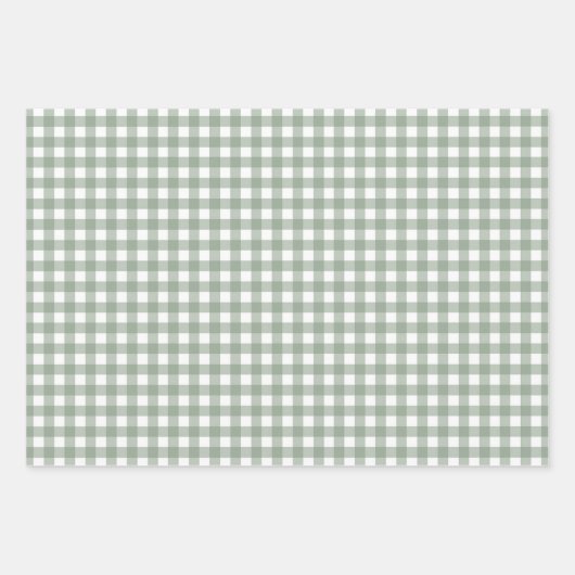 Lokal gezüchtetes Geschenkpapier Wrap Gingham Wrap (Vorderseite 3)
