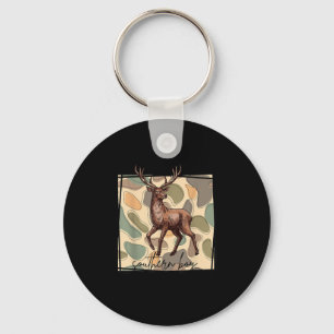 Lokal Südjunge Hirschjagd Camo Outdoor Vintage Schlüsselanhänger