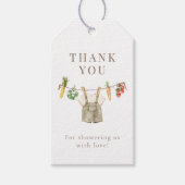 Lokal wachsende Bauer Marktbücher für Babydusche Geschenkanhänger (Vorderseite)