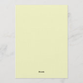 Lokale Babyparty im Landmarkt mit Gingham-Muster Einladung (Rückseite)