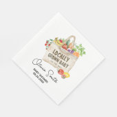 Lokale Babyparty Serviette (Ecke)