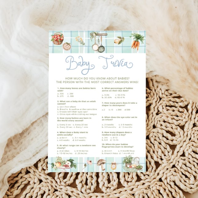 Lokale Bauer Market Boy Baby Trivia Game (Von Creator hochgeladen)