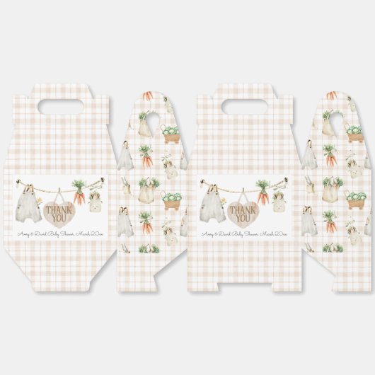 Lokale Bauern Markt Boho Babydusche Geschenkschachtel (Ungeklappt)