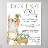 Lokale Bauern Markt Boho Babydusche Poster (Vorne)