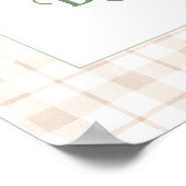 Lokale Bauern Markt Boho Babydusche Poster (Ecke)