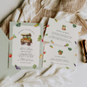 Lokale Bauern Markt Country Baby Dusche Einladung