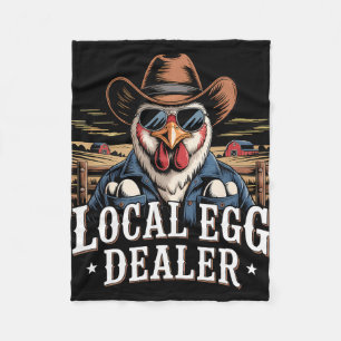Lokale Eierhändler-Liste Farmer Lustiges Huhn Oste Fleecedecke