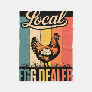 Lokale Eierhändler-Liste Farmer Lustiges Huhn Oste Fleecedecke