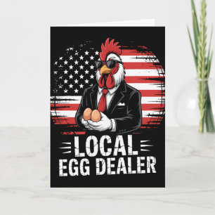Lokale Eierhändler-Liste Ostern Lustiger Hühnerbau Karte