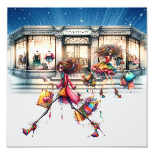 Lokale Einkäufe Fotodruck