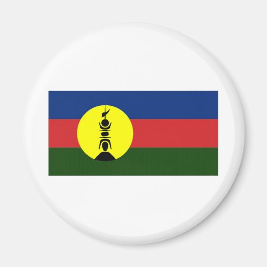 Lokale Flagge Neukaledonien Kanaky Magnet (Vorne)