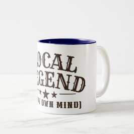 Lokale Legende (In Meinem Kopf) Western Grafik Zweifarbige Tasse