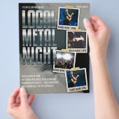 Lokale Metallshow | Club | BAR FLYER (Hand)