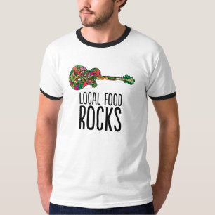 Lokale Nahrung schaukelt Typ-T - Shirt