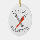 Lokale Rohrverbindungsstücke Keramik Ornament (Rechts)