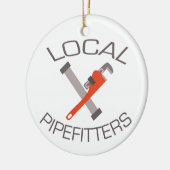 Lokale Rohrverbindungsstücke Keramik Ornament (Links)