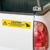 Lokale Sicherheit Autoaufkleber (Auf Lkw)