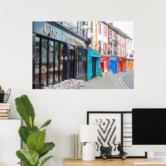 Lokale und Restaurants Poster (Heimbüro)