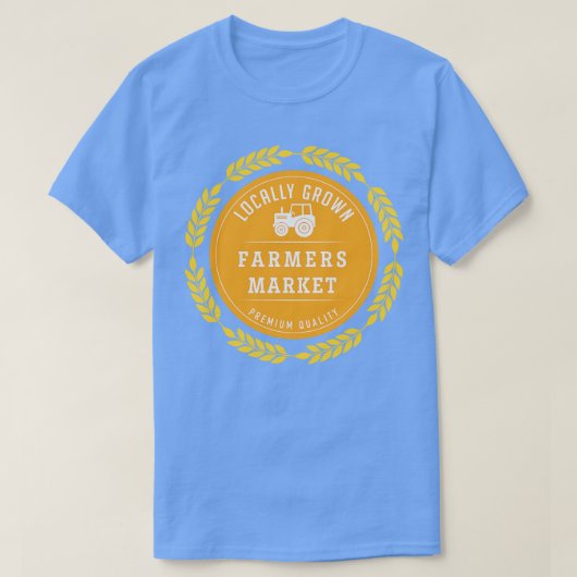 Lokaler Bauernmarkt T-Shirt (Design vorne)