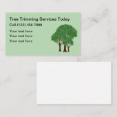 Lokaler Baumstamm Visitenkarte (Vorne/Hinten)