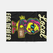 Lokaler Eierhändler Chicken Sungles Hoodie Ostern Fleecedecke (Vorderseite (Horizontal))