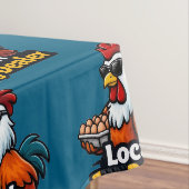 Lokaler Eierhändler, Gansta, Hahn. Tischdecke (Beispiel)