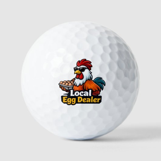 Lokaler Eierhändler, Gansta, Kader. Golfball (Vorderseite)