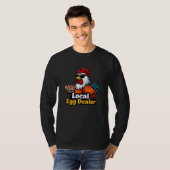Lokaler Eierhändler, Gansta, Kader. T-Shirt (Vorne ganz)