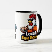 Lokaler Eierhändler, Gansta, Roster. Tasse (VorderseiteRechts)