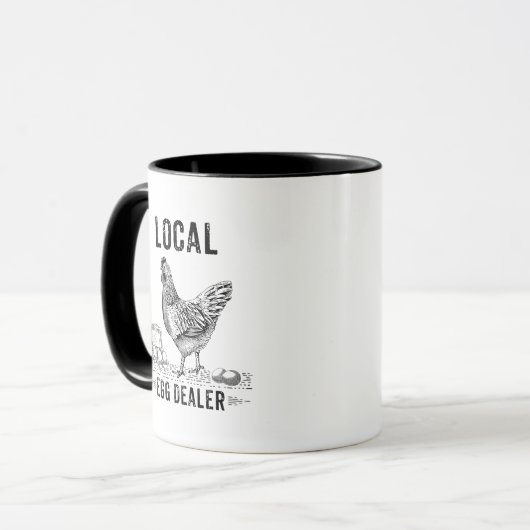 lokaler Eierhändler Tasse (Vorderseite Links)