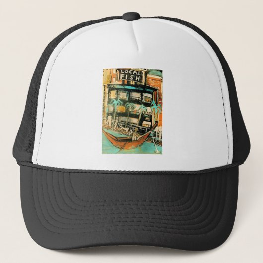 LOKALER FISCH TRUCKERKAPPE (Vorderseite)
