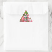 Lokaler Gartenmarkt Dreieckiger Aufkleber (Tasche)