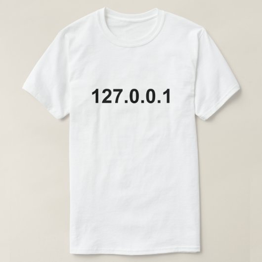 Lokaler Host-IP T-Shirt (Design vorne)