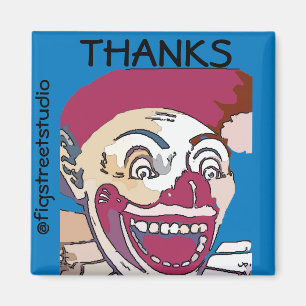 Lokaler Künstler, Dank, Text bearbeiten Magnet