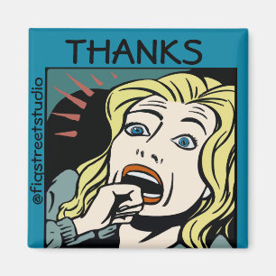 Lokaler Künstler, Dank, Text bearbeiten Magnet