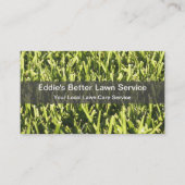 Lokaler Nachbarschaftsdienst für Rasenpflege Visitenkarte (Vorderseite)