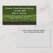 Lokaler Service Beste Visitenkarten Visitenkarte (Vorne/Hinten)