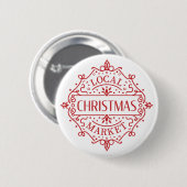 Lokaler Weihnachtsmarkt Button (Vorne & Hinten)