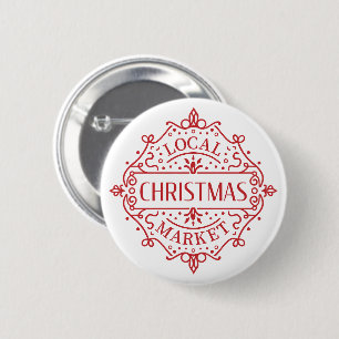 Lokaler Weihnachtsmarkt Button