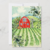 Lokales Baby | Landwirt's Market Baby Shower Einladung (Rückseite)