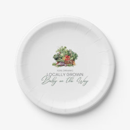 Lokales Baby Pappteller