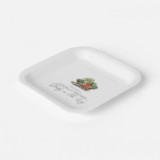 Lokales Baby Pappteller (Gewinkelt)