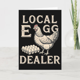 Lokales Eierhändler-Verzeichnis Ostern Lustiger Hü Karte