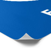 Lokales Essen / Stillen / Krankenpflege Symbol Poster (Ecke)