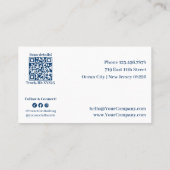 Lokales Geschäft mit benutzerdefinierten Bildern X Rabattkarte (Rückseite)