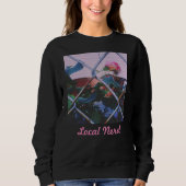 Lokales Nerd-Rosen-Sweatshirt Sweatshirt (Vorderseite)