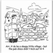 Lokales Villager Chat mit einem Besuch Rambler Aufkleber (Vorderseite)