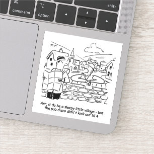 Lokales Villager Chat mit einem Besuch Rambler Aufkleber