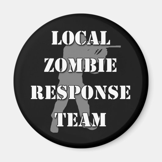 Lokales Zombie-Ansprechteam Magnet (Vorne)