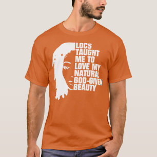 Lokalisiert das Zitat der Silhouette "Dreadlocks" T-Shirt